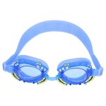 Lunettes de natation anti bue pour enfants, en polycarbonate + silicone + tpu, avec sangle en silicone ...