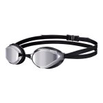 Lunettes de natation arena python mirror noir verres effet miroir gris Lunettes de natation arena python mirror noir verres effet miroir gris
