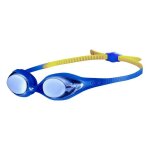 Lunettes de natation arena spider mirror junior bleu verres miroits bleu