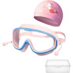 Lunettes de natation, lunettes de natation denfants lunettes, enfants lunettes de piscine, antibue, ...
