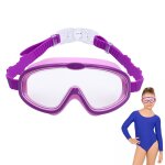 Lunettes de natation pour enfants, anti - bue, protection uv, sous - marine, vue large, equipement