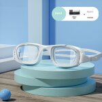 Lunettes de natation kappa pour hommes et femmes anti - bue etanches en haute dfinition pour vue myopique ...