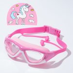 Lunettes de natation a petite monture pour enfants avec bouchons d'oreille, lunettes de natation anti ...