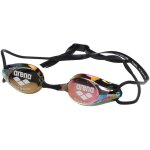 Lunette natation piscine arena tracks mirror wht / red rouge 41305