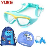 Lunettes de natation professionnelles pour enfants avec bouchon d'oreille, anti - buée, hd, lunettes ... Lunettes de natation professionnelles pour enfants avec bouchon d'oreille, anti - buée, hd, lunettes ...