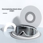 Lunettes de natation professionnelles hd a grand cadre, unisexe, ceinture a double objectif, anti - bu�e, ...