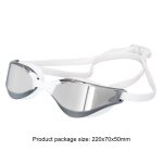 Lunettes de natation professionnelles en silicone, anti buée, galvanoplastie uv, pour hommes et femmes, ... Lunettes de natation professionnelles en silicone, anti buée, galvanoplastie uv, pour hommes et femmes, ...