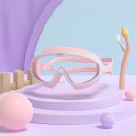 Lunettes de natation réglables pour enfants, grand cadre, anti - buée, protection uv, pour l'extérieur, ... Lunettes de natation réglables pour enfants, grand cadre, anti - buée, protection uv, pour l'extérieur, ...