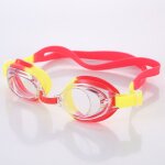 Lunettes de natation en silicone, anti - bue et uv, rglables et colores, pour enfants