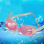 Lunettes de natation unisexe r�glables, 1 pi�ce, anti - bu�e, pour piscine d'eau, etanches, avec bouchons ...