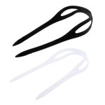 Lunettes de natation universelles r�glables en silicone, 2 pi�ces, sangle, v�tements de sport, accessoires ...