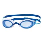 Lunettes de natation zoggs fusion air bleu blanc - verres teintés - protection uv - approuvées fina Lunettes de natation zoggs fusion air bleu blanc - verres teintés - protection uv - approuvées fina
