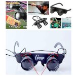 Lunettes de pche 80g, zoom 10 fois rglable, ultralgres, entirement en mtal, mains libres, jumelles ...