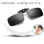 Lunettes de pche polarises a clip, uv400, vision jour / nuit