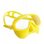 Lunettes de plonge piscine confortable, universelles, jaunes