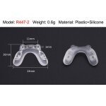 Lunettes de selle, coussinet nasal, support antidrapant, accessoires pour lunettes, 10 pices - type ...