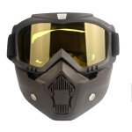 Lunettes de ski pour hommes et femmes, lavables et réutilisables, masque de snowboard, coupe - vent chaud ... Lunettes de ski pour hommes et femmes, lavables et réutilisables, masque de snowboard, coupe - vent chaud ...
