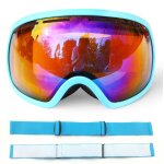 Lunettes de ski multi - fonctionnelles a double couche, antibu�e, pour sports de plein air