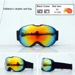 Lunettes de ski avec protection uv anti - bue pour enfants, lunettes de sport de neige d'hiver, lunettes ...