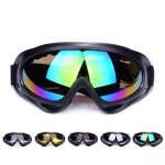 Lunettes de ski vintage moto en cuir cruiser, pliables, coupe - vent, sport en plein air Lunettes de ski vintage moto en cuir cruiser, pliables, coupe - vent, sport en plein air