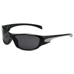 Lunettes de soleil argent�es y2k pour hommes et femmes , lunettes de soleil de sport de cyclisme en plein ...