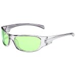 Lunettes de soleil argent�es y2k pour hommes et femmes , lunettes de soleil de sport de cyclisme en plein ...