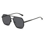 Lunettes de soleil aviateur rtro pour hommes, monture mtallique de haute qualit, vision nocturne, ...