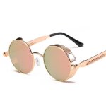 Lunettes de soleil classiques vintage, rondes en métal, steampunk pour hommes et femmes, cyclisme, marque ... Lunettes de soleil classiques vintage, rondes en métal, steampunk pour hommes et femmes, cyclisme, marque ...