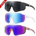 Lunettes de soleil d'extrieur pour enfants de 3 a 8 ans, pour garons et filles, uv400, sport pour jeunes, ...