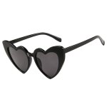 Lunettes de soleil en forme de câ¿ur pêche pour femme, verres anti - uv a la mode, monture en plastique, ... Lunettes de soleil en forme de câ¿ur pêche pour femme, verres anti - uv a la mode, monture en plastique, ...