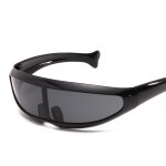 Lunettes de soleil pour hommes et femmes, cyclisme, lentille, design queue de poisson, dauphin, miroir, ...
