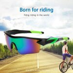 Lunettes de soleil polaris�es pour hommes et femmes, sport sur route, cyclisme, v�lo de montagne, protection ...