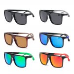 Lunettes de soleil polarises pour hommes, grande monture, vtt, vlo, plein air, montagne, cyclisme sur ...