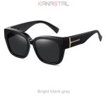 Lunettes de soleil polarises pour hommes et femmes , ensemble de myopie, uv400, ultralger, tr90, cadre ...