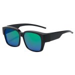 Lunettes de soleil polarises pour hommes et femmes, protection contre la myopie, portables, vintage, ...