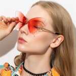 Lunettes de soleil polarises a monture papillon pour homme et femme, accessoire de mode, idal pour ...