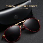 Lunettes de soleil polaris�es vintage pour hommes / femmes, classiques de marque, verres de rev�tement, ...