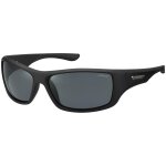 Lunette de soleil rectangulaire polaroid sports noir - l