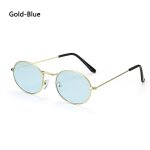 Lunettes de soleil rondes pour femmes et hommes, monture en métal, nuances de pêche, lunettes hip hop, ... Lunettes de soleil rondes pour femmes et hommes, monture en métal, nuances de pêche, lunettes hip hop, ...