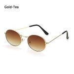 Lunettes de soleil rondes pour femmes et hommes, monture en métal, nuances de pêche, lunettes hip hop, ... Lunettes de soleil rondes pour femmes et hommes, monture en métal, nuances de pêche, lunettes hip hop, ...