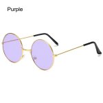 Lunettes de soleil rondes pour femmes et hommes, monture en métal, nuances de pêche, lunettes hip hop, ... Lunettes de soleil rondes pour femmes et hommes, monture en métal, nuances de pêche, lunettes hip hop, ...