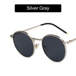 Lunettes de soleil rondes pour femmes et hommes, monture en métal, nuances de pêche, lunettes hip hop, ... Lunettes de soleil rondes pour femmes et hommes, monture en métal, nuances de pêche, lunettes hip hop, ...