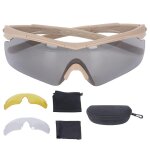 Lunettes de soleil de sport 2025, verres en polycarbonate, anti - transpiration, pour le cyclisme, le ...