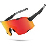 Lunettes de soleil de sport, pour homme et femme, [36 g tr90 lgres] lunettes de sport, de course avec ...