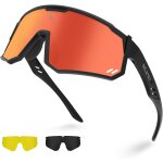 Lunettes de soleil de sport polarises pour homme et femme, uv400, coupe - vent, lunettes de soleil de ...