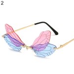 Lunettes de soleil vintage en forme d'aile de libellule pour hommes et femmes, verres transparents, cyclisme, ...