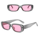 Lunettes de soleil vintage pour hommes et femmes, petites, rectangulaires, unisexe, cyclisme, sport, ...