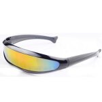 Lunettes de soleil a visi�re futuriste laser uv400 miroir pour hommes cyclisme vente en gros nouvelle ...