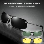 Lunettes de sport polarises pour hommes et femmes, cyclisme, course a pied, pche, golf, baseball, vision ...