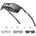 Lunettes de sport polaris�es pour homme - cadre en m�tal - protection uv - conduite - p�che - cyclisme ...
